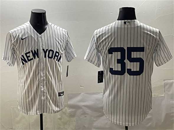 Men%27s New York Yankees #35 Cody Bellinger White Cool Base Stitched Jersey->new york yankees->MLB Jersey